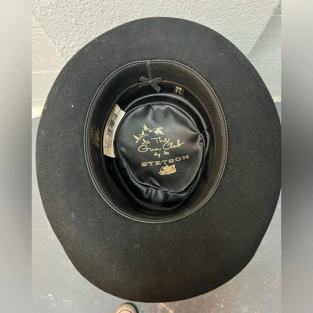 Stetson Black Hat with Silver Accents - Picture 4 of 6